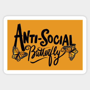 Anti-social Butterfly Sticker